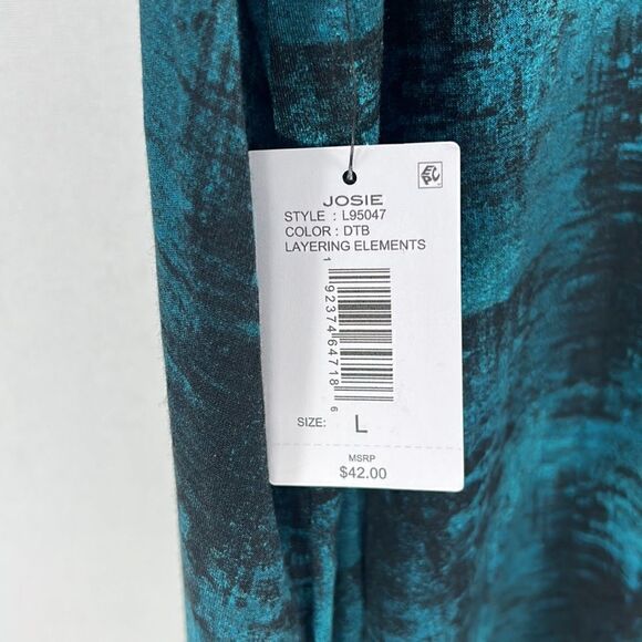 Natori Josie Layering Elements Tank-Dark Teal- Size L- NWT - Picture 5 of 6